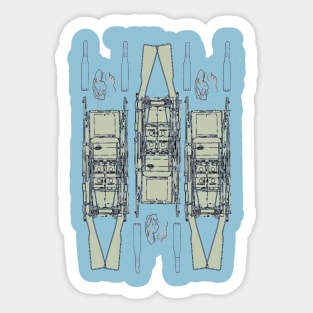 J.F.K Dallas Schematic Sticker